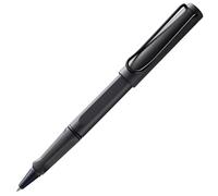 Lamy safari umbra - Stylo roller avec grip ergonomique et largeur de trait M - pour une écriture longue et agréable - en plastique robuste ASA - avec recharge roller M 63 en noir