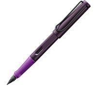 Lamy safari violet blackberry - Stylo Plume avec grip ergonomique et plume acier poli en taille M - matière plastique robuste ASA - avec cartouche T 10 bleu - Droitier