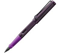Lamy safari violet blackberry - Stylo Plume avec grip ergonomique et plume acier poli en taille M - matière plastique robuste ASA - avec cartouche T 10 bleu - Droitier