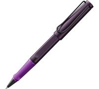 Lamy safari violet blackberry - Stylo roller avec grip ergonomique et largeur de trait M - pour une écriture longue et agréable - en plastique robuste ASA - avec recharge roller M 63 en noir