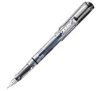 Lamy safari vista - Stylo Plume avec grip ergonomique et plume acier pour gaucher (LH) en taille M - matière plastique robuste ASA - avec cartouche bleue T 10