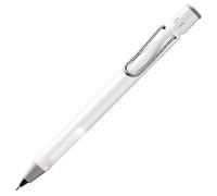 Lamy safari white - Porte-mines avec grip ergonomique et corps en plastique ASA robuste - idéal pour dessiner et écrire - incluant la mine fine M 41 0,5 mm et gomme