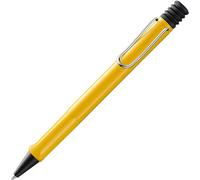 Lamy safari yellow - Stylo à bille avec grip ergonomique et largeur de trait M - pour une écriture longue et agréable - en plastique robuste ASA - avec recharge grande capacité M 16 en bleu