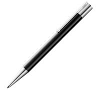 Lamy Scala 279 Stylo à bille en acier inoxydable de couleur piano noir, avec mécanisme de rotation - avec recharge large - largeur de trait M