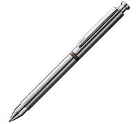 Lamy st tri pen 745 Stylo multifonction en acier inoxydable avec mine M 21 noir + rouge et mine M 41 (0,5) HB argent HB largeur de trait M/mine 0,5 mm