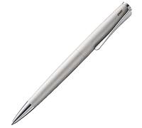 Lamy studio brushed - stylo à bille dans un élégant boîtier en acier inoxydable - avec clip en forme d'hélice - incl. recharge géante M 16 en largeur de trait M en noir
