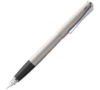 Lamy studio brushed - Stylo-plume en métal élégant - plume en acier en largeur du trait F - avec cartouche d'encre bleue T 10