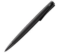 Lamy studio Lx all black - stylo à bille dans un élégant boîtier en acier inoxydable - avec clip en forme d'hélice - avec recharge géante M 16 en largeur de trait M en noir
