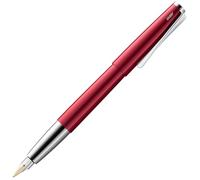 Lamy studio pianored - Stylo Plume dans un élégant corps en métal - plume en or 14 ct., partiellement rhodinée en taille de plume F - avec cartouche d'encre bleue T 10