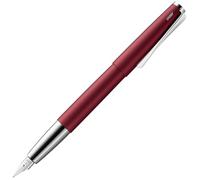 Lamy studio royalred - Stylo-plume en métal élégant - plume en acier, partiellement rhodinée en largeur du trait F - avec cartouche d'encre bleue T 10