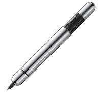 Lamy Stylo à bille pico chrome - Stylo de poche innovant - en un seul clic en taille réelle - corps en métal et largeur de trait M - avec recharge compacte M 22 en noir