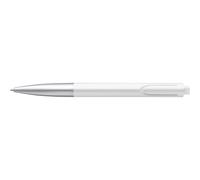 Lamy Stylo À Bille Rétractable Noto Corps Plastique Pointe Moyenne White Silver