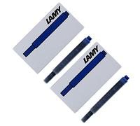 Lamy Stylo plume Cartouches d'encre, Lot de 10 noir/bleu