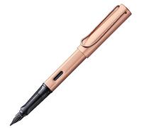 Lamy Stylo plume Lx en rosegold - Plume revêtue de PVD et prise ergon. - Plume en acier de taille F - Corps léger en aluminium - Cartouche d'encre bleue T 10 et un étui métal - Pour droitiers