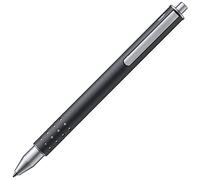 Lamy swift anthracite - stylo roller modeste avec une expérience d'écriture douce - boîtier métallique robuste et largeur de trait B - avec recharge roller M 66 en bleu