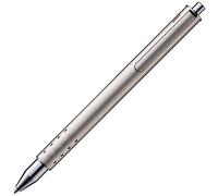 Lamy swift Palladium - stylo roller modeste avec une expérience d'écriture douce - boîtier métallique robuste et largeur de trait B - avec recharge roller M 66 en bleu