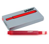 LAMY T 10 Ink 825 Lot de 5 cartouches d'encre rouge grande capacité pour tous les modèles de stylo-plume Lamy 1,25 ml