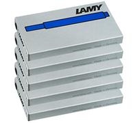 Lamy T10 Lot de 25 cartouches d'encre bleue, 5 boîtes de 5 cartouches