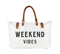 Lamyba Sac fourre-tout de plage pour femme imperméable et résistant au sable, Blanc., xl