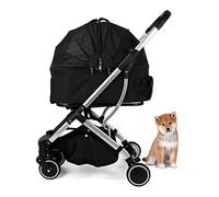 LAMZH Poussette Chat Animaux Compagnie Voyage Poussette Chien Petit Moyen Portable Pliant Pet Carrier Chien Chat Pet Poussette (Color : C)