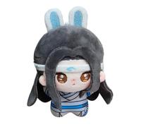 Lan Wang Ji Peluche Wei Wu Xian Anime Merch Pendentifs | Ornements mignons, mini coton PP de 10 cm, pendentif de dessin animé, décorations d'objets de collection