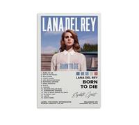 Lana Del Rey Born to Die Poster décoratif sur toile, art mural, pour salon, chambre à coucher, impression photo, moderne, décoration de salle familiale, 20 x 30 cm