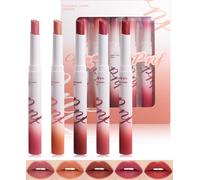 Lana Del Rey Lot De 5 Rouges À Lèvres En Velours Mat,Gloss À Lèvres Little Smoke Tube Cigarettes Longlasting Waterproof Lip Stain,Hydratant Non Stick Cup Lipstick Pour Femme-A