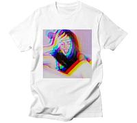 Lana Del Rey T Shirts T Shirts Short Sleeve Casual Streetwear Summer Style Fashion Harajuku Tee Shirt Femme White M