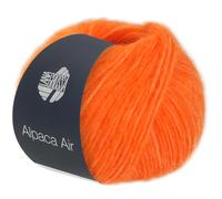 LANA GROSSA Alpaca Air - Fil tubulaire léger en alpaga - Fil à tricoter à la main en 62 % alpaga (bébé), 27 % polyamide et 11 % laine vierge (mérinos fin) - 50 g de laine pour tricot et crochet - 140