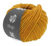 LANA GROSSA Bingo Melange - Laine mérinos extra fine lavable en machine et sans feutrage - Fil à tricoter à la main en 100 % laine vierge (mérinos extra fine) - 50 g de laine pour tricot et crochet -