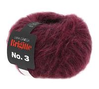 LANA GROSSA Brigitte Nr.3 Mélange de mohair super doux et volumineux, fil à tricoter à la main, composé de 20 % de mohair (Super Kid), 57 % laine vierge (mérinos) et 23 % polyamide - 25 g de laine