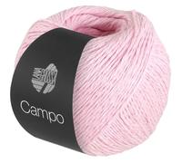 LANA GROSSA Campo FB 21 Fil de coton mélangé fin et multi-torsadé avec structure, fil à tricoter à la main, composé de 65 % coton, 25 % viscose, 10 % lin, 50 g de laine pour tricot et crochet