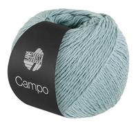 LANA GROSSA Campo FB 33 Fil de coton mélangé fin et multi-torsadé avec structure, fil à tricoter à la main, composé de 65 % coton, 25 % viscose, 10 % lin, 50 g de laine pour tricot et crochet