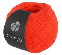 LANA GROSSA Campo - Fil fin et multi-torsadé en coton mélangé avec structure - Fil à tricoter à la main en 65 % coton, 25 % viscose et 10 % lin - 50 g de laine pour tricot et crochet - 165 m de fil FB