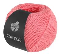 LANA GROSSA Campo | Fil fin et multiple fois torsadé en coton mélangé avec structure | Fil à tricoter à la main en 65% coton & 25% viscose & 10% lin | 50g de laine à tricoter et crocheter | 165m de