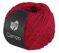 LANA GROSSA Campo | Fil fin, multiple fois torsadé en coton mélangé avec structure | Fil à tricoter manuel en 65% coton & 25% viscose & 10% lin | 50g de laine à tricoter & crocheter | 165m de fil