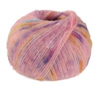 Lana Grossa Cassata 02 - Rose/rouge clair/jaune/lilas/mandarine