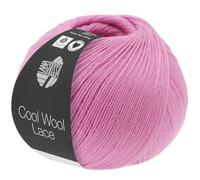 LANA GROSSA Cool Wool Lace Laine mérinos extra fine lavable en machine et sans feutrage Fil à tricoter à la main en 100 % laine vierge (mérinos) 50 g de laine pour tricot et crochet 400 m FB 52