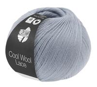 LANA GROSSA Cool Wool Lace Laine mérinos extra fine lavable en machine et sans feutrage Fil à tricoter à la main en 100 % laine vierge (mérinos) 50 g de laine pour tricot et crochet 400 m FB 62