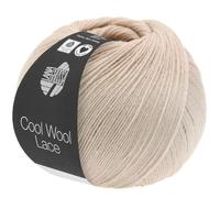LANA GROSSA Cool Wool Lace - Laine mérinos extra fine lavable en machine et sans feutre - Fil à tricoter à la main en 100 % laine vierge (mérinos) - 50 g de laine pour tricot et crochet - 400 m de fil