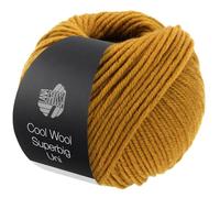 Lana Grossa COOL WOOL SUPERBIG UNI 50 g, couleur : 022 - Curry