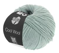 LANA GROSSA Cool Wool Uni Laine mérinos extra fine lavable en machine et sans feutrage Fil à tricoter à la main en 100 % laine vierge (mérinos extra fine) 50 g de laine pour tricot et crochet 160 m FB