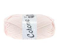 Lana Grossa Coton uni 99 - Rose pâle