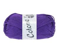 LANA GROSSA Cotone Neon Fil basique en coton - Fil à tricoter à la main en 100 % coton - 50 g de laine pour tricot et crochet - 125 m