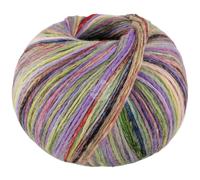 LANA GROSSA Cotonella Multi Fil à chaîne doux imprimé en coton Pima non mercerisé avec de petites lumières brillantes 75 % coton et 25 % polyacrylique 100 g laine, à tricoter 270 m FB 106