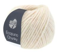 LANA GROSSA Ecopuno - Chunky - Fil à effet super léger et moelleux avec bébé alpaga - Fil à tricoter à la main, composé de 33 % de laine vierge (mérinos) et 19 % alpaga - 50 g de laine - Pour tricot