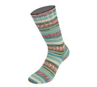 LANA GROSSA Fil pour chaussettes en laine mérinos en différentes couleurs - Fil à tricoter à la main en 80 % laine vierge (mérinos) et 20 % polyamide - 100 g de
