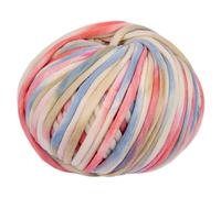 LANA GROSSA Gelato - Ruban de tuyau en coton doux rempli avec impression chatoyante colorée - Fil à tricoter à la main en 52 % coton et 48 % polyamide - 100 g de laine pour tricot et crochet - 80 m de