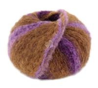 LANA GROSSA Gigante - Fil d'alpaga volumineux avec structure à effet et rayures en dégradé de couleur - Fil à tricoter à la main en 70 % alpaga (fin) et 30 % polyamide - 100 g de laine pour tricot et