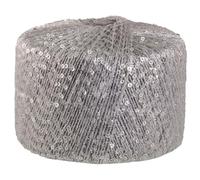 LANA GROSSA Glamour - Fil d'accompagnement à paillettes - Fil à tricoter à la main en 55 % polyamide et 45 % polyester - 25 g de laine pour tricot et crochet - 115 m - FB 1